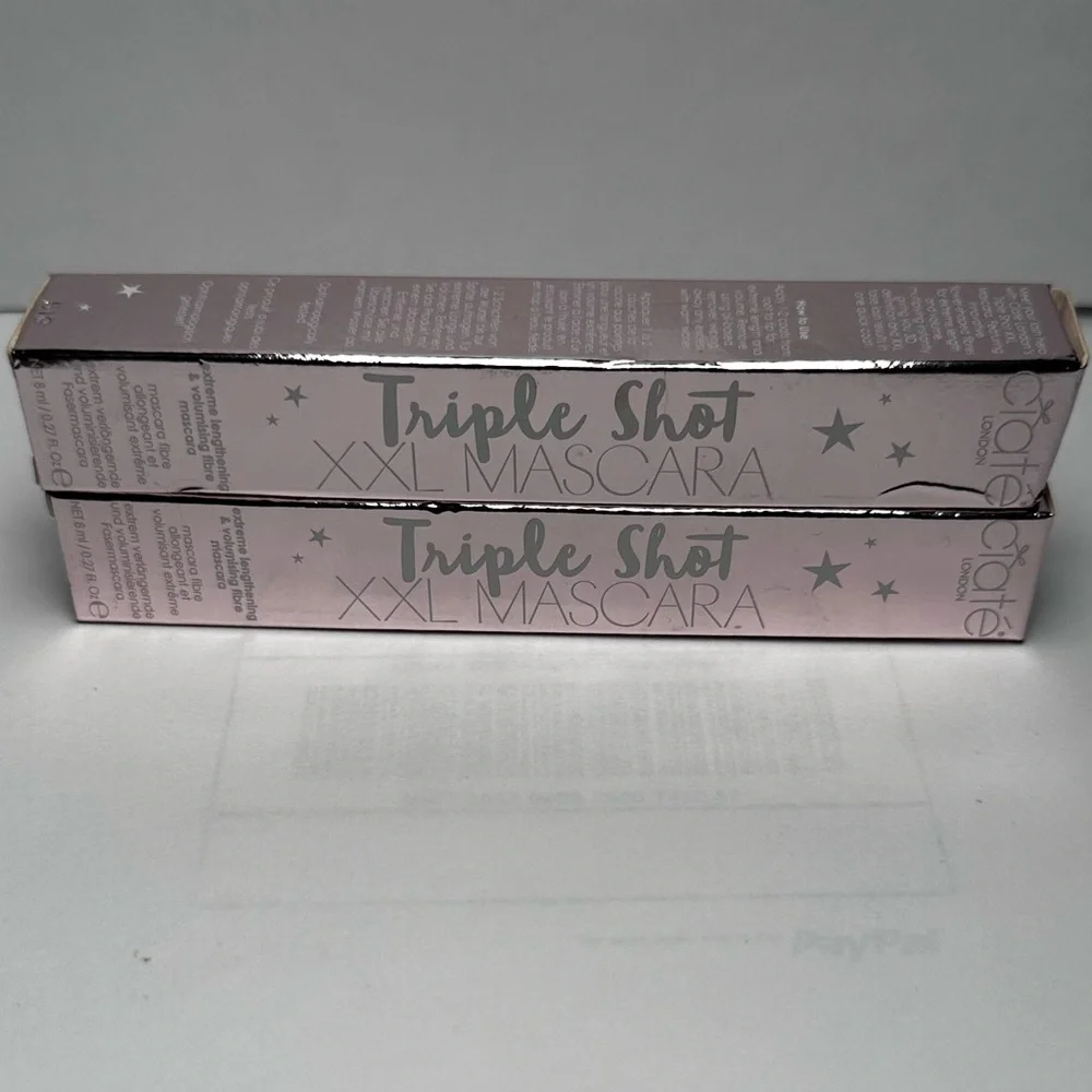 🆕 CIATÉ LONDON Triple Shot XXL Mascara in Black Full Size NIB